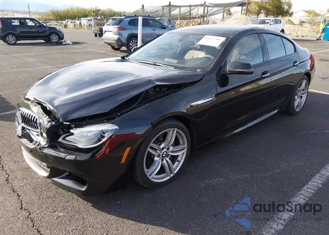 2016 BMW 640I Gran Coupe xDrive z USA, uszkodzony, nr VIN WBA6D2C51GGT65609